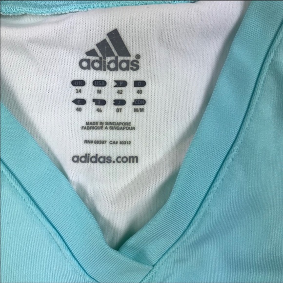 Like new! adidas Blue Performance Tank Top - Picture 3 of 5